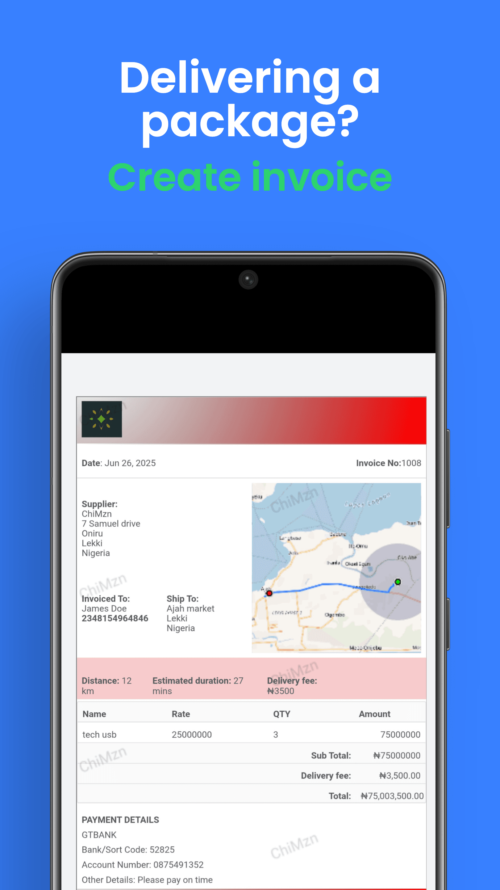 OvaRider app interface